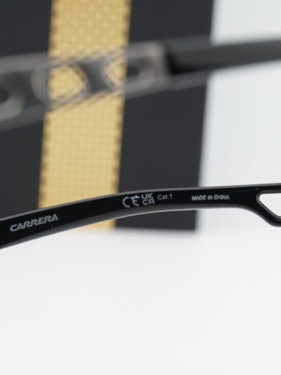 Carrera FLAGLAB 17 0DTY W7 Shield Sunglasses - Blue/Ruthenium / Brown